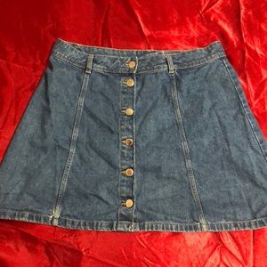Jean skirt
